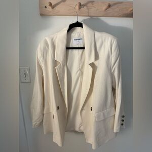 Cream Color Old Navy Blazer